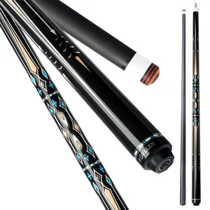 Konllen Biljart Carbon Fiber 3 Kussen Carambole Keu 142Cm Technologie 3*8/8 Sterslipkoppelingen Joint Carbon Fiber inlay Libre Cue