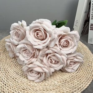 人工バラの花の装飾10つ星と月のバラの結婚式のための花