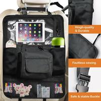 Organisateur de siège arrière de voiture imperméable, sac de rangement suspendu multi-poches, organisateur de rangement pour l'intérieur de la voiture, pour les voyages en famille