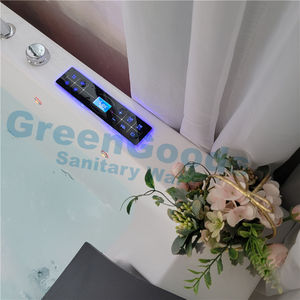 Luka — baignoire à Led pour jets massant, bain avec fenêtre en verre, projet japonais - Product Image 6