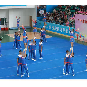 Compétition Cheer <span class=keywords><strong>Tapis</strong></span> De Sport Rouleau Cheerleading <span class=keywords><strong>Tapis</strong></span> <span class=keywords><strong>Tapis</strong></span> Collage Mousse <span class=keywords><strong>Gymnastique</strong></span> <span class=keywords><strong>Tumbling</strong></span> <span class=keywords><strong>Tapis</strong></span> Cheer Roll Out 5x10 Ft - Product Image 1