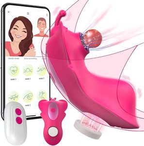 Women's Sucking <b>Vibrating</b> Magnetic Wearable Dildo Clitoris Stimulator App/<b>Remote</b> <b>Control</b> Dormitory Silent <b>Vibration</b> Sex Toys - Product Image 1