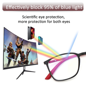 Gafas de Computadora con Filtro de Luz Azul al por Mayor, Gafas Cuadradas con Bloqueo de Luz Azul para Mujeres y Hombres - Product Image 3