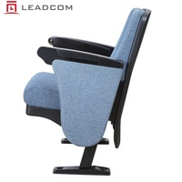 Chaise d'étudiant LEADCOM LS-10601P-301 ODM pour salle de conférence, auditorium universitaire, avec tablette d'écriture