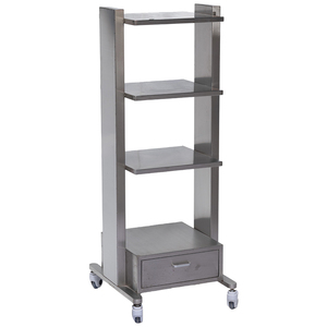IN-PL02 Reusable Stainless Steel Medical Treatment <b>Trolley</b> For Veterinary Equipment Featuring <b>Drawers</b> For Diagnosis - Product Image 2