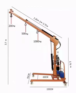 مضخة هيدروليكية معدات مطاعم المورد الأعلى مبيعًا لرافعة 3 أطنان رافعة بمزلاج: محرك مضخة صغير مروحة رفع متداخلة للرافعة - Product Image 6