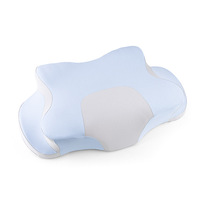 Oreiller ergonomique en mousse à mémoire de forme, soutien cervical réglable, soulagement des douleurs cervicales, pour le sommeil sur le côté, le dos ou le ventre, housse amovible