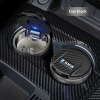 Cendrier de voiture mini LED en fibre de carbone et céramique, ignifuge, accessoire haut de gamme