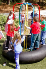 Tubo de Nieve Inflable Resistente de 46 Pulgadas con Cámara de Butilo, Válvula Corta y Cubiertas de Lona Premium - Product Image 3