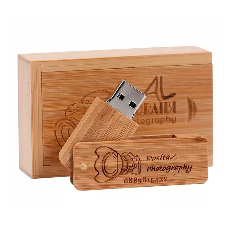 Wood Series USB Stick Flash Drive 2.0 3.0 4GB 8GB 16GB 32GB 64gb Pendrive Box Custom Logo Wooden USB