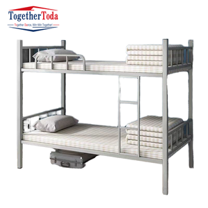 Lits superposés doubles en acier pour les dortoirs scolaires, les chambres d'étudiants, les hôpitaux - Product Image 3