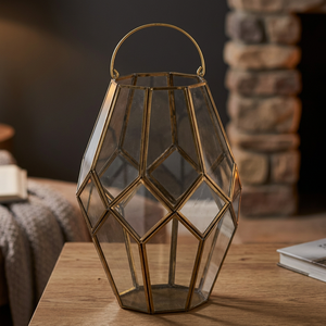 Decorative Handmade Eco-Friendly Iron and <b>Glass</b> <b>Lanterns</b> for Christmas Easter Birthday Home Decor - Product Image 4