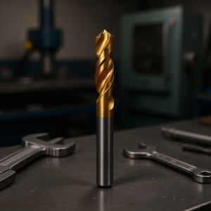 Foret hélicoïdal HSS-Co 10,2 mm, revêtement TiN, auto-centrant, pour perçage du métal - Product Image 3