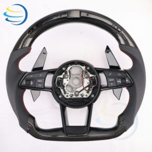 อัพเกรดรถยนต์สำหรับ Volkswagen พวงมาลัยคาร์บอนไฟเบอร์แบบ LED สำหรับ <span class=keywords><strong>VW</strong></span> Polo 6r Scirocco <span class=keywords><strong>Jetta</strong></span> Tiguan T6 Passat B6 B7 B8 up Amarok Eos - Product Image 3