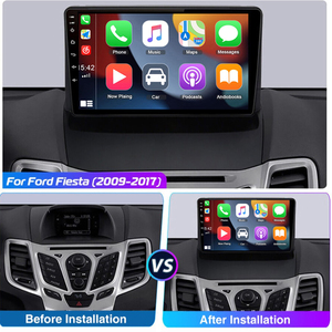 Autoradio pour <span class=keywords><strong>Ford</strong></span> <span class=keywords><strong>Fiesta</strong></span> MK6 2009-2017 Écran tactile Android Stéréo de voiture sans fil Carplay Auto EQ Audio Lecteur GPS - Product Image 2