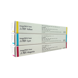 Tóner <span class=keywords><strong>Conan</strong></span> T01 Negro, Cian, Magenta y Amarillo con Descuento para Impresoras Comerciales a Color Canan ImagePRESS C700 C800 C850 - Product Image 2