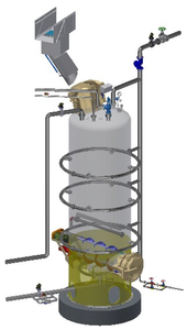<span class=keywords><strong>Autoclave</strong></span> sterilizzatrice per frutta di palma di tipo verticale SUMPOT per fabbrica di fresatura di palme - Product Image 2