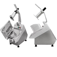 XEOLEO Commercial 6 lames coupe-légumes multi-fonction électrique déchiqueteuse 550W automatique trancheuse de fruits carotte Dicer