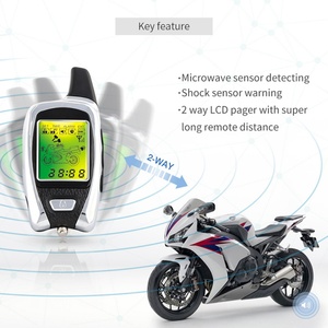 Système d'alarme moto bidirectionnel avec télécommande, démarrage à distance et capteur micro-ondes pour scooter - Product Image 5