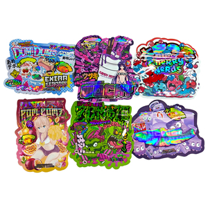 Tùy Chỉnh Chết Cắt Mylar Hộp Với Hộp Hiển Thị 3.5G 7G 14G 28G Khô Thảo Mộc Hoa Thuốc Lá Kẹo Cookie Cali Túi Với Hộp Giấy - Product Image 6