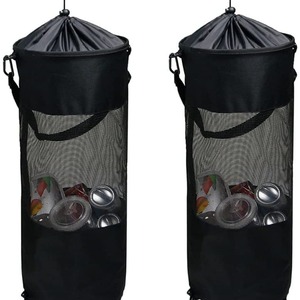 Mesh Trash Bag For Boat Outdoor Camping Portable Toy Storage Net Bag With Drawstring Closure All Seasons Use - Product Image 1