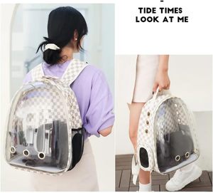 Capsule Transparent Outdoor Portable Pet Travel Transport Pet Carries <b>Tote</b> Backpack Large Capacity Sturdy Pet Carries <b>Bag</b> - Product Image 3