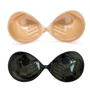 Invisible Magic Strapless Bra Sponge Thickened Push-up Strapless Self-adhesive Sticky Invisible Backless Bra