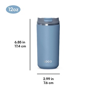 Custom Logo <b>Double</b> <b>Wall</b> Stainless Steel Travel <b>Mug</b> Vacuum Insulated Nebulizer Cup for Back to School-Coffee <b>Mug</b> - Product Image 4