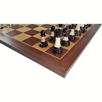 Échiquier en bois magnétique de luxe personnalisé de 19 pouces, design écologique, boîte d'échecs de haute qualité pour enfants, pour l'intérieur