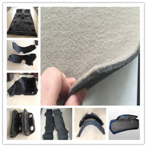 Cabeceras automotrices Proveedores de fieltro Forro de <span class=keywords><strong>techo</strong></span> de automóvil Alfombra de terciopelo cortada de tela no tejida para automóviles - Product Image 6