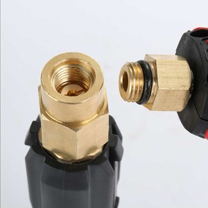 Car <b>Washer</b> High Pressure Foam Nozzle <b>Copper</b> XY-0123 Fixed Fan Shaped Multi Functional Car Cleaning Accessory - Product Image 2