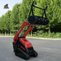 Minicargadora Compacta en Oferta con Motor Euro5 de Bajas Emisiones, Implementos de Acoplamiento Rápido para Apertura de Terrenos Montañosos y Desarrollo de Lotes