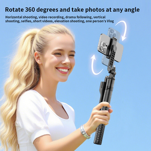 Trípode de plástico plegable <span class=keywords><strong>profesional</strong></span> K50 de 1,9 m, rotación de 360 grados, cardán de tiro panorámico, palo de Selfie, vídeo <span class=keywords><strong>para</strong></span> teléfono móvil - Product Image 5