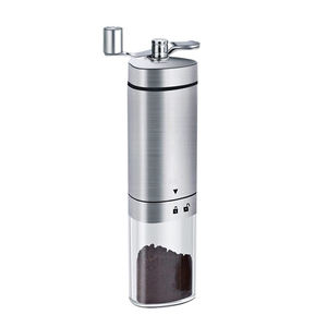 Tragbare Kaffeebohnen-Handmühle Edelstahl Einstellbare Einstellung Grat Manuelle Grat-Kaffeemühle - Product Image 1