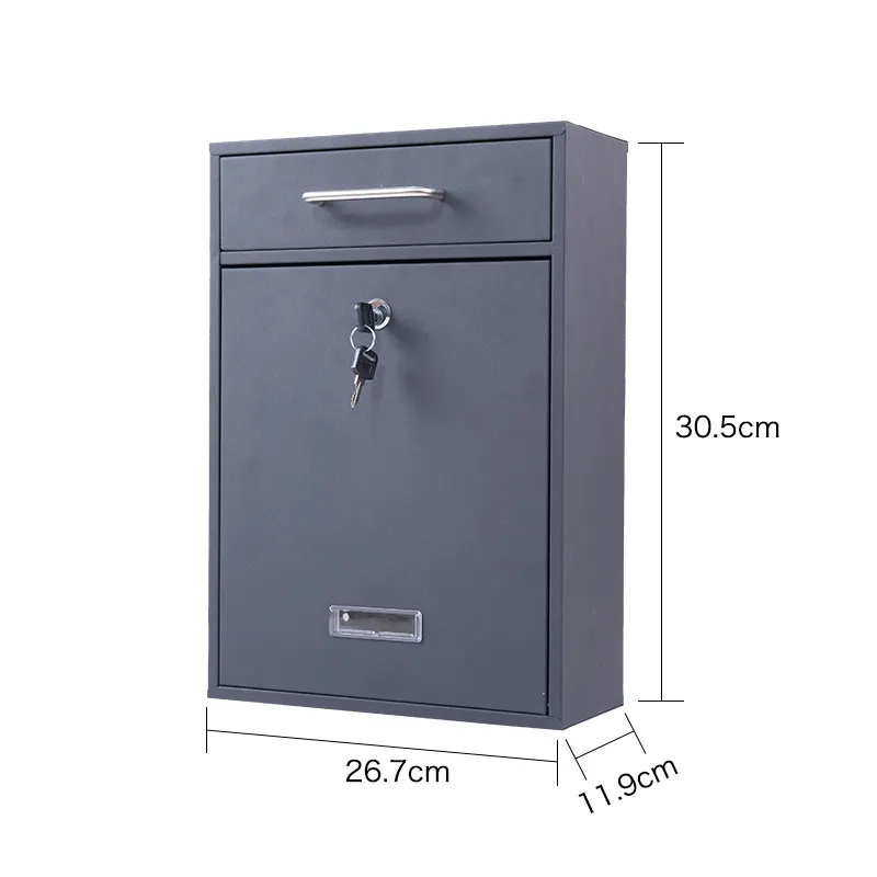 YOOBOX smart wall mounted galvanized steel locker mailbox package outdoor dropbox