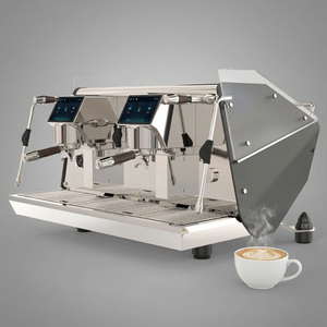 เครื่องชงกาแฟเอสเพรสโซแบบกึ่งอัตโนมัติกำลังสูง 4.5 กิโลวัตต์ พร้อมหม้อต้มขนาด 11 ลิตร ทำจากสแตนเลส ควบคุมด้วยระบบ PID - Product Image 1