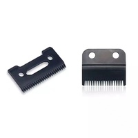 Accessoires pour tondeuse à cheveux électrique, ensemble de tête en acier inoxydable noir, 2 trous de remplacement, lame de rasoir