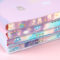 Diario para Estudiantes, Diseño de Conejo Espacial, Cuaderno de PVC con Cierre de Botón, Papel Rayado de 80g, Agradable para la Vista, Personalización OEM Disponible