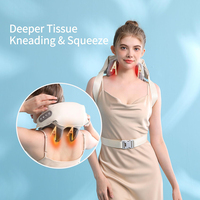 Masseur Shiatsu pour le cou et les épaules avec chaleur profonde, mouvement de pétrissage 3D et contrôle de la minuterie pour soulager les douleurs musculaires