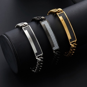 2025 High Quality Custom Au750 18K PVD Gold Plated Fashion Luxury Stainless Steel <b>Bracelet</b> Anti Moustique <b>for</b> <b>Men</b> Boys - Product Image 6