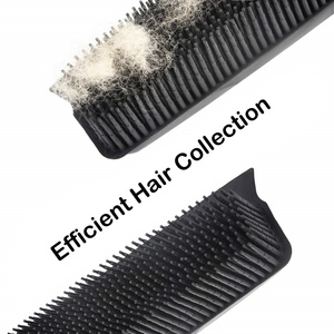 Factory Custom Portable <strong>Cat</strong> Dog Hair Remover <strong>Broom</strong> Convenient PP TPR Adjustable Handle Pet Hair Removal Carpet <strong>Broom</strong> - Product Image 2