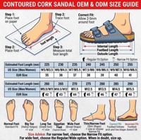 Sandalias de cuero encerado con doble tira, venta al por mayor directa de fábrica, MOQ bajo, sandalias de corcho de dos bandas para enfermeras y adultos, OEM