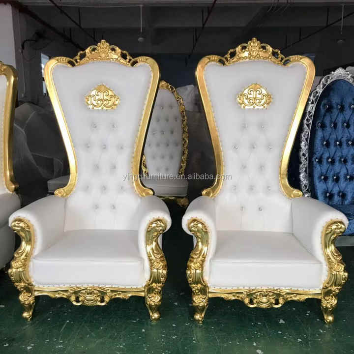 Photoshoot Party Rental King Throne Chairs Luxury & Style