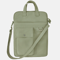 Sac à bandoulière pour ordinateur portable en nylon personnalisé pour femmes, housse pour ordinateur portable