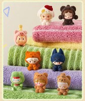 Figurines Pop Bean Pajama Cross Dressing Series Blind Box, Modèles de Personnages de Dessins Animés à Collectionner, Ornements Créatifs pour Bureau