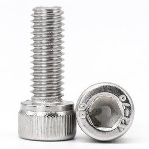 100pcs/bag 304 Stainless Steel Head Cap <b>Machine</b> <b>Screws</b> M2-M12 Metric DIN912 - Product Image 1