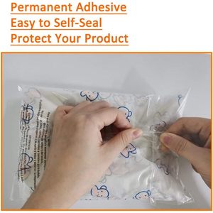 Clear Self Seal Plastic Bags 6x9 8x10 9x12 11x14 Inch With Warning <b>Label</b> For Storage And <b>Packaging</b> - Product Image 4