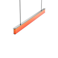 Lámpara Colgante LED Lineal de Alto CRI Ra98 Antideslumbrante UGR<16, Inteligente, RGB, Regulable, 1200mm, para Comedor, Estudio u Oficina