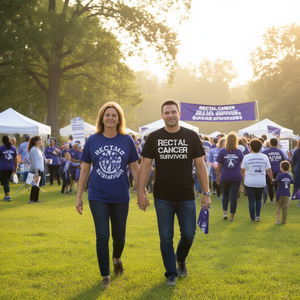 Camiseta para supervivientes de cáncer rectal para el Día de la Conciencia - Product Image 1