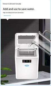 Tinh tế 25 kg Máy Làm Đá thương mại gian hàng trà sữa cửa hàng ký túc xá nhỏ sử dụng nhà cho ăn thủ công Máy Làm Đá bom vuông - Product Image 4